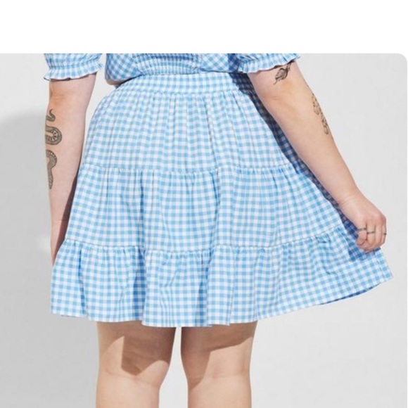 Torrid NWT Warner Bros Wizard Of Oz Poplin Top and Skirt Set Halloween Costume - Picture 7 of 11